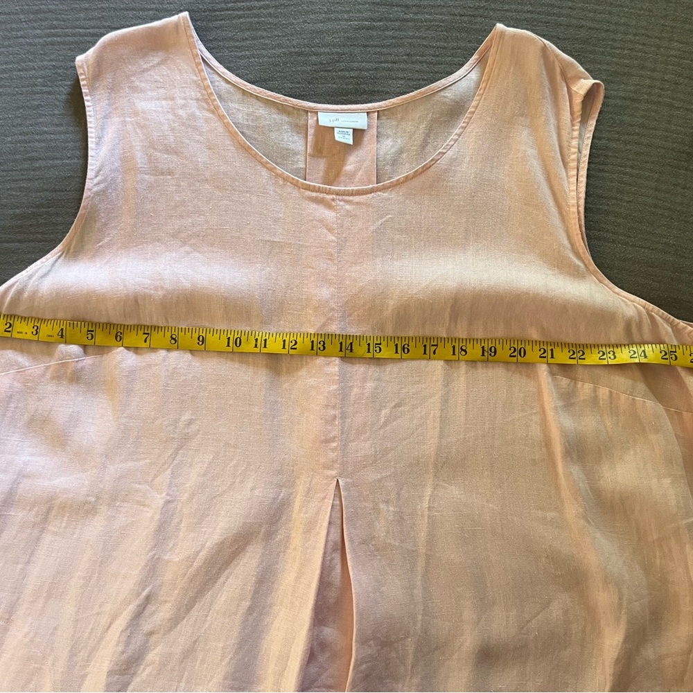 J. Jill Love Linen light pink 100% linen maxi dress 3X - Picture 4 of 12